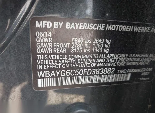 WBAYG6C50FD383882 2015 2015 BMW 740LD- Xdrive 9