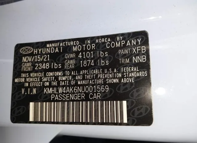 KMHLW4AK6NU001569 2022 2022 Hyundai Elantra N 9