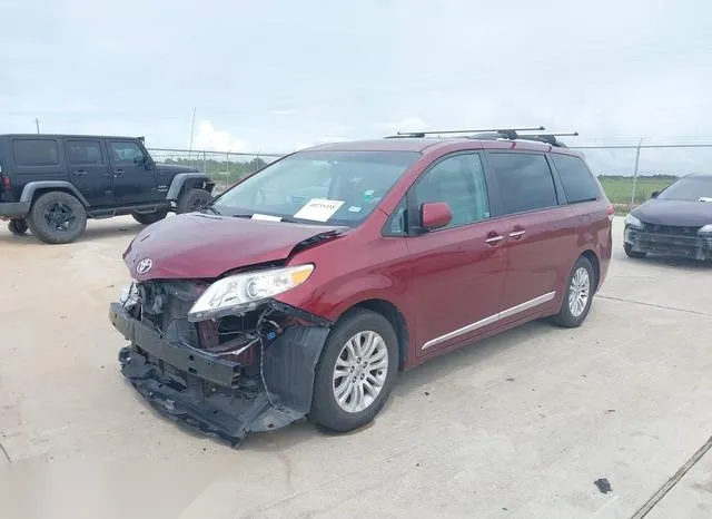 5TDYK3DC2DS402169 2013 2013 Toyota Sienna- Xle V6 8 Passenger 2