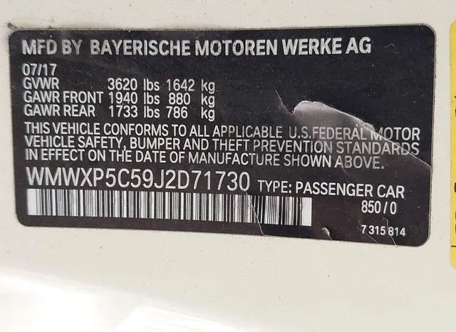 WMWXP5C59J2D71730 2018 2018 Mini Hardtop- Cooper/Oxford Edition 9