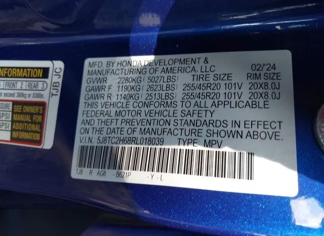 5J8TC2H68RL018039 2024 2024 Acura RDX- A-Spec Package 9