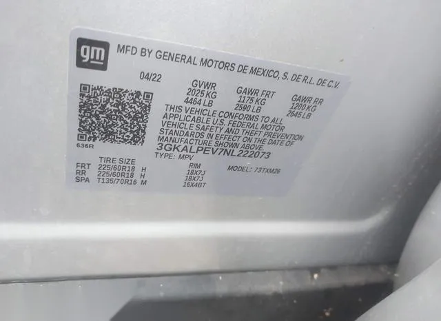 3GKALPEV7NL222073 2022 2022 GMC Terrain- Fwd Slt 9