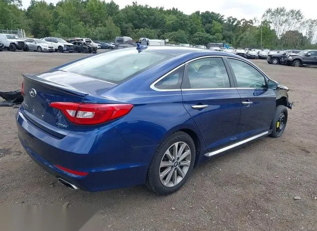 5NPE34AF7HH438360 2017 2017 Hyundai Sonata- Limited 4