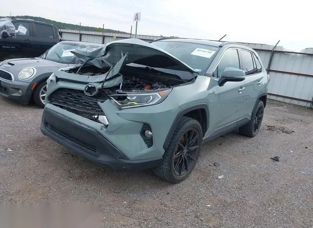 4T3RWRFV1MU027416 2021 2021 Toyota RAV4- Hybrid Xle 2