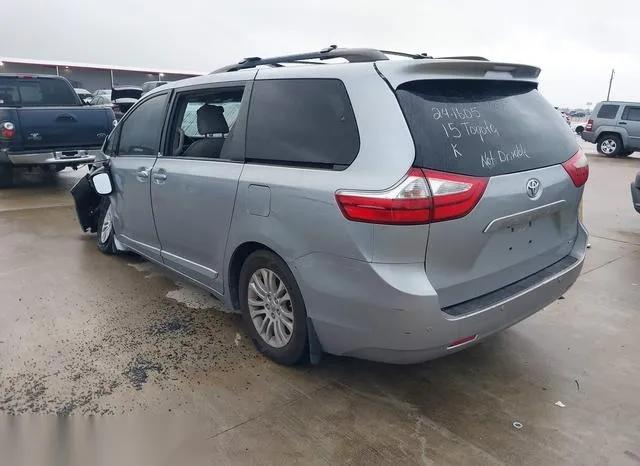 5TDYK3DC7FS601611 2015 2015 Toyota Sienna- Xle 8 Passenger 3