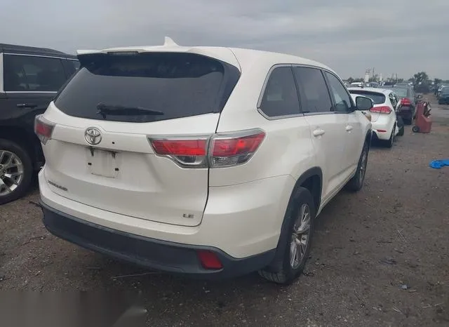 5TDZKRFH0ES016559 2014 2014 Toyota Highlander- Le Plus V6 4