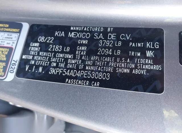 3KPF54AD4PE530803 2023 2023 KIA Forte- Gt-Line 9