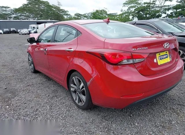 KMHDH4AE3FU257792 2015 2015 Hyundai Elantra- Limited 3