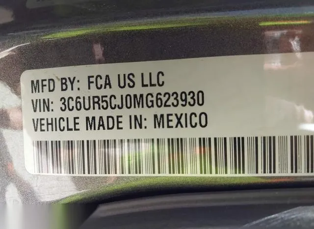 3C6UR5CJ0MG623930 2021 2021 RAM 2500- Tradesman  4X4 6-4 Box 9