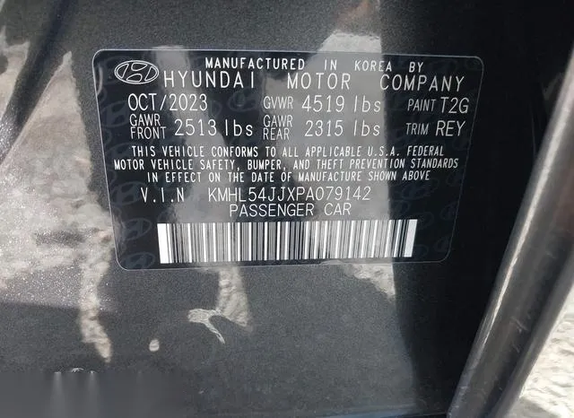 KMHL54JJXPA079142 2023 2023 Hyundai Sonata- Hybrid Limited 9