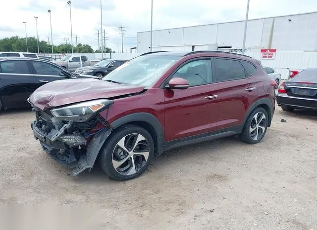 KM8J33A20GU097910 2016 2016 Hyundai Tucson- Limited 2