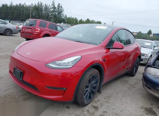 7SAYGDEE3NF340166 2022 2022 Tesla Model Y- Long Range Dual M 2