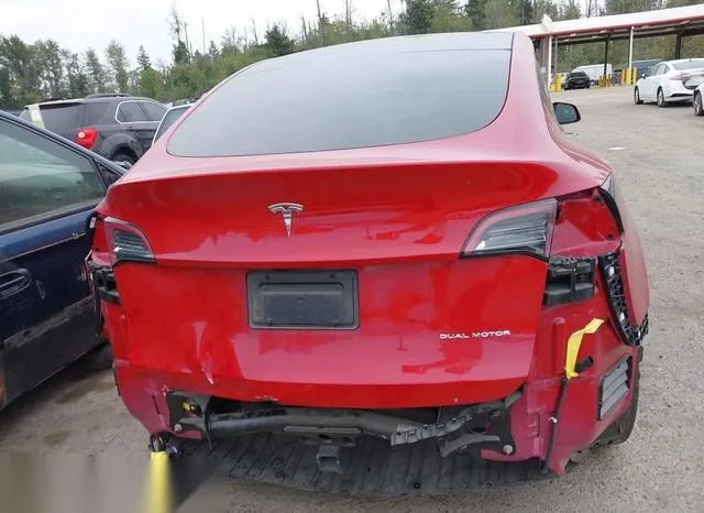 7SAYGDEE3NF340166 2022 2022 Tesla Model Y- Long Range Dual M 6