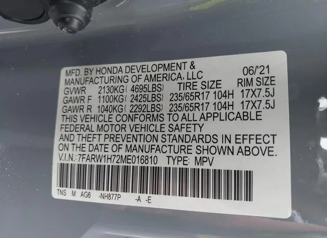 7FARW1H72ME016810 2021 2021 Honda CR-V- 2Wd Special Edition 9