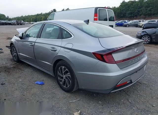 KMHL24JJ4MA021516 2021 2021 Hyundai Sonata- Blue 3