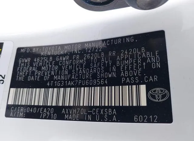 4T1G31AK7PU609564 2023 2023 Toyota Camry- Se Hybrid 9