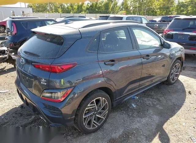 KM8K3CA31NU836714 2022 2022 Hyundai Kona- N Line 4