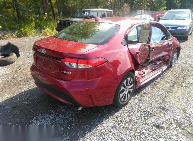 JTDEAMDE3NJ059562 2022 2022 Toyota Corolla- Hybrid Le 4