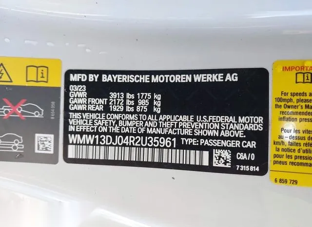 WMW13DJ04R2U35961 2024 2024 Mini Se Hardtop- Cooper 9