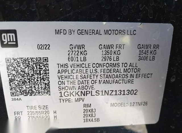 1GKKNPLS1NZ131302 2022 2022 GMC Acadia- Fwd Denali 9