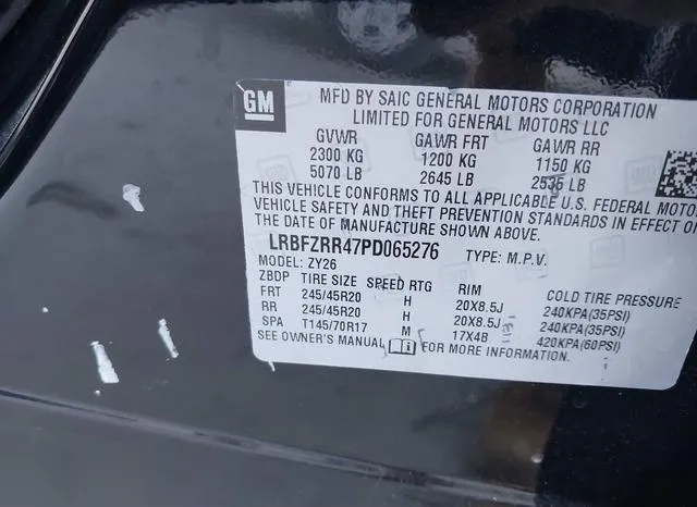 LRBFZRR47PD065276 2023 2023 Buick Envision- Avenir Fwd 9