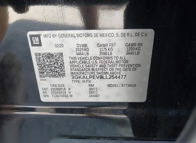 3GKALPEV8LL254477 2020 2020 GMC Terrain- Fwd Slt 9