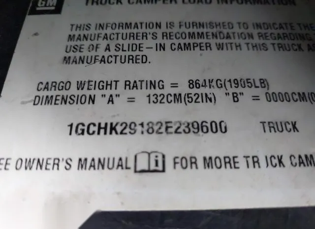 1GCHK29182E239600 2002 2002 Chevrolet Silverado 2500- HD 9