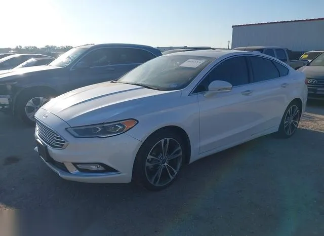 3FA6P0K98HR141059 2017 2017 Ford Fusion- Titanium 2