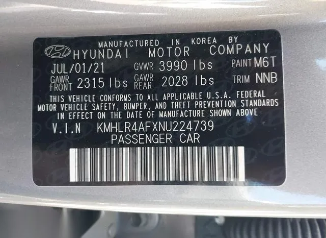 KMHLR4AFXNU224739 2022 2022 Hyundai Elantra- N Line 9