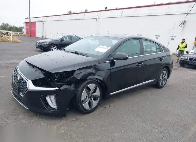 KMHC85LC6MU255853 2021 2021 Hyundai Ioniq- Hybrid Sel 2