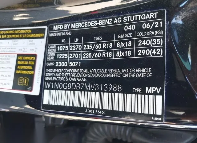 W1N0G8DB7MV313988 2021 2021 Mercedes-Benz GLC 300- Suv 9