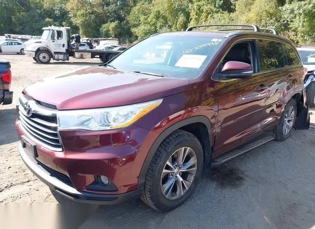 5TDJKRFH5ES022628 2014 2014 Toyota Highlander- Xle V6 2