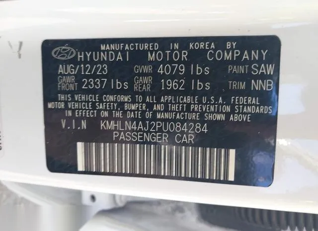 KMHLN4AJ2PU084284 2023 2023 Hyundai Elantra- Hybrid Limited 9