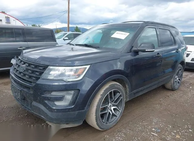 1FM5K8GT7HGB53875 2017 2017 Ford Explorer- Sport 2