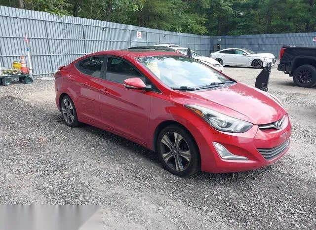 KMHDH4AH9FU422268 2015 2015 Hyundai Elantra- Sport 1