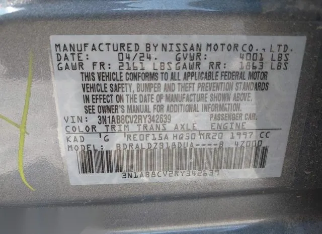 3N1AB8CV2RY342639 2024 2024 Nissan Sentra- Sv Xtronic Cvt 9