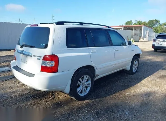 JTEDW21A860014543 2006 2006 Toyota Highlander- Hybrid V6 4