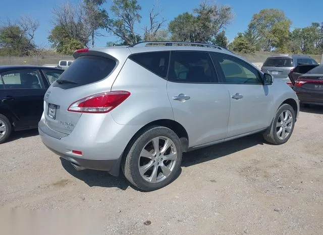 JN8AZ1MW3DW304574 2013 2013 Nissan Murano- LE 4