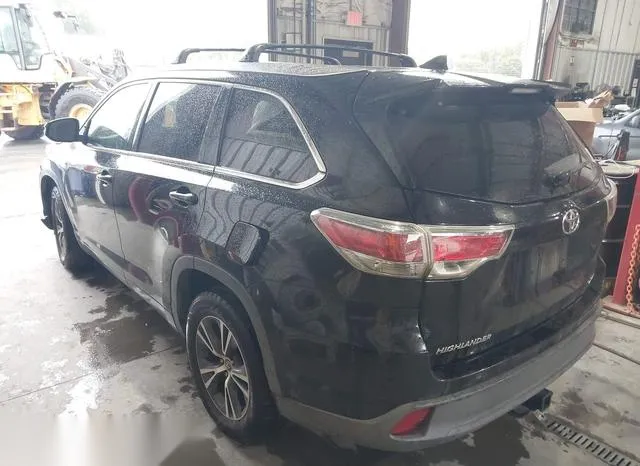 5TDKKRFH2GS160649 2016 2016 Toyota Highlander- Xle V6 3