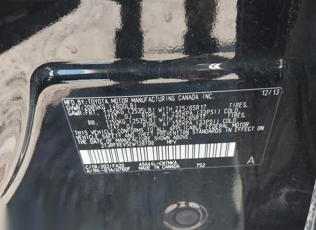 2T3RFREV5EW128798 2014 2014 Toyota RAV4- Xle 9