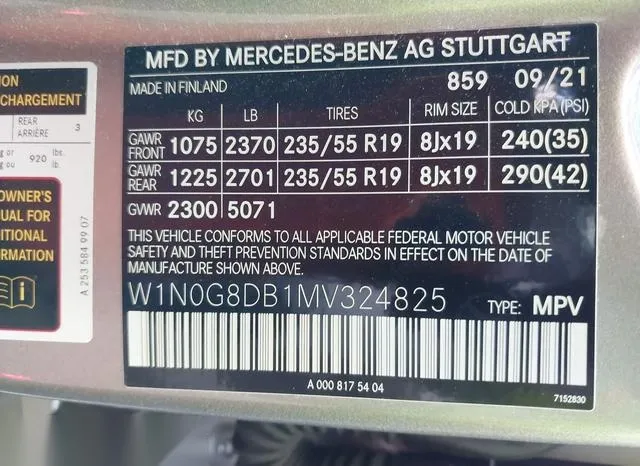 W1N0G8DB1MV324825 2021 2021 Mercedes-Benz GLC 300- Suv 9