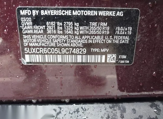 5UXCR6C05L9C74829 2020 2020 BMW X5- Xdrive40I 9