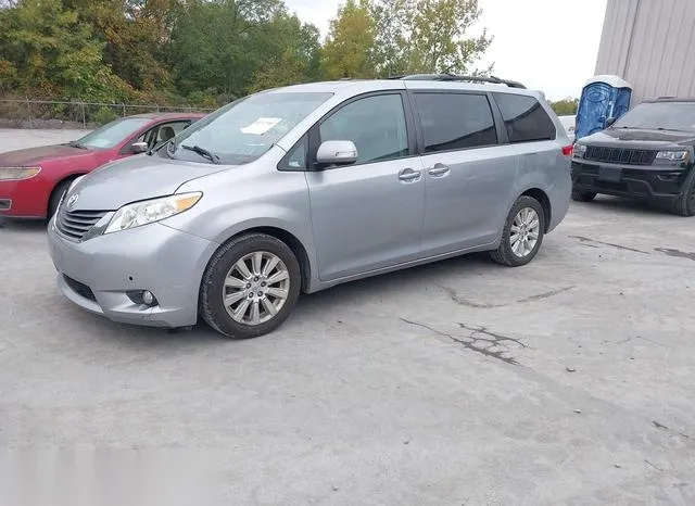 5TDDK3DC6ES076490 2014 2014 Toyota Sienna- Limited 7 Passenger 2