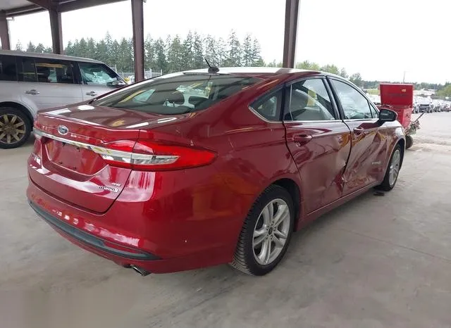 3FA6P0LUXJR111439 2018 2018 Ford Fusion- Hybrid SE 4