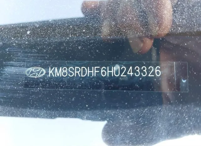 KM8SRDHF6HU243326 2017 2017 Hyundai Santa Fe- Limited Ultimate 9