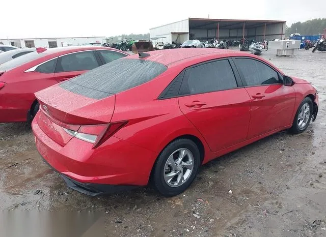 5NPLL4AGXMH035323 2021 2021 Hyundai Elantra- SE 4