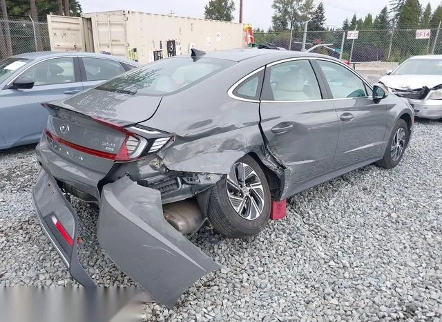 KMHL24JJ7PA054479 2023 2023 Hyundai Sonata- Hybrid Blue 6