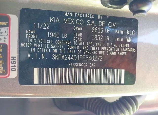 3KPA24AD1PE540272 2023 2023 KIA Rio- S 9