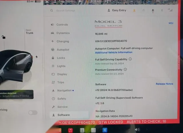 5YJ3E1EC0PF604070 2023 2023 Tesla Model 3- Performance Dual 7