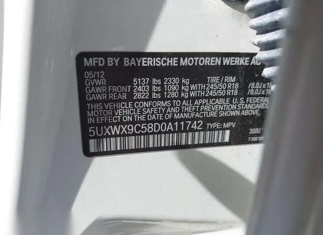 5UXWX9C58D0A11742 2013 2013 BMW X3- Xdrive28I 9